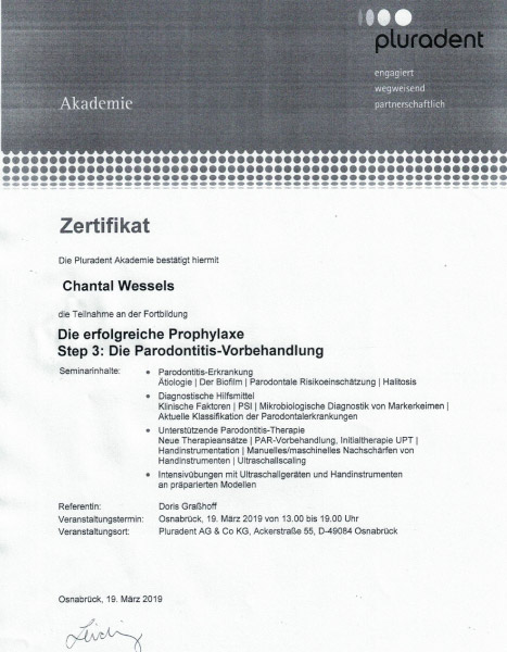 Von Strahlenschutz und Parodontitis-Prophylaxe